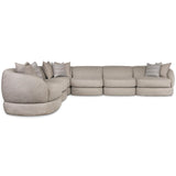 Sylvio 6 Piece Sectional, 1614-100-Furniture - Sofas-High Fashion Home