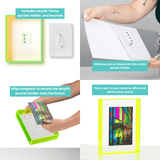 Set of 9 Floater Frames Wallscape-Frames-High Fashion Home