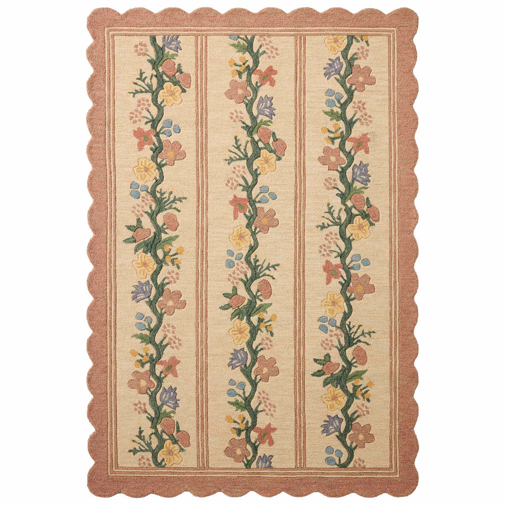 Rifle Paper Co. x Loloi Rug Thistle THI-01, Blush/Multi