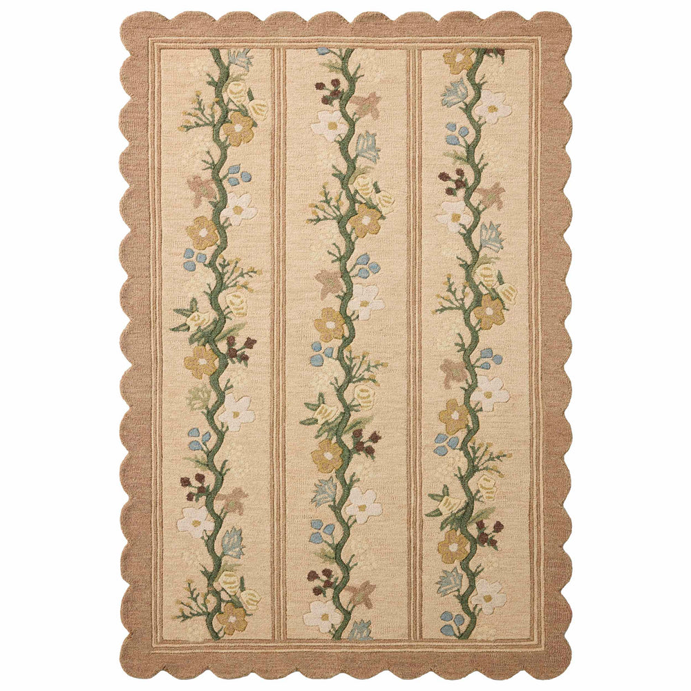 Rifle Paper Co. x Loloi Rug Thistle THI-01, Neutral/Multi