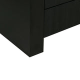 Hump 6 Drawer Dresser, Black-Furniture - Bedroom-High Fashion Home