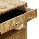 Brandyss 2 Drawer Nightstand, Natural