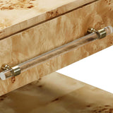 Brandyss 2 Drawer Nightstand, Natural