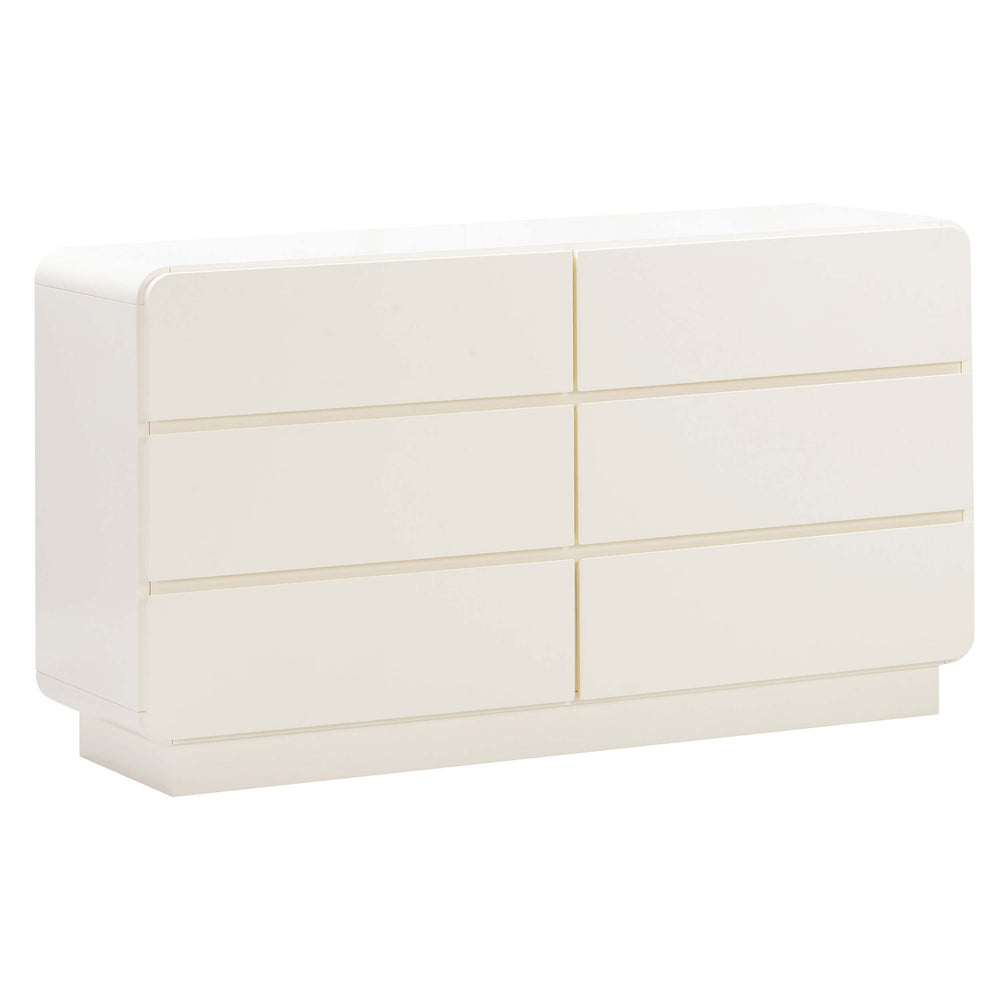 Sagura Dresser, Cream-Furniture - Bedroom-High Fashion Home