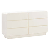 Sagura Dresser, Cream-Furniture - Bedroom-High Fashion Home