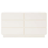 Sagura Dresser, Cream-Furniture - Bedroom-High Fashion Home