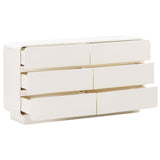 Sagura Dresser, Cream-Furniture - Bedroom-High Fashion Home