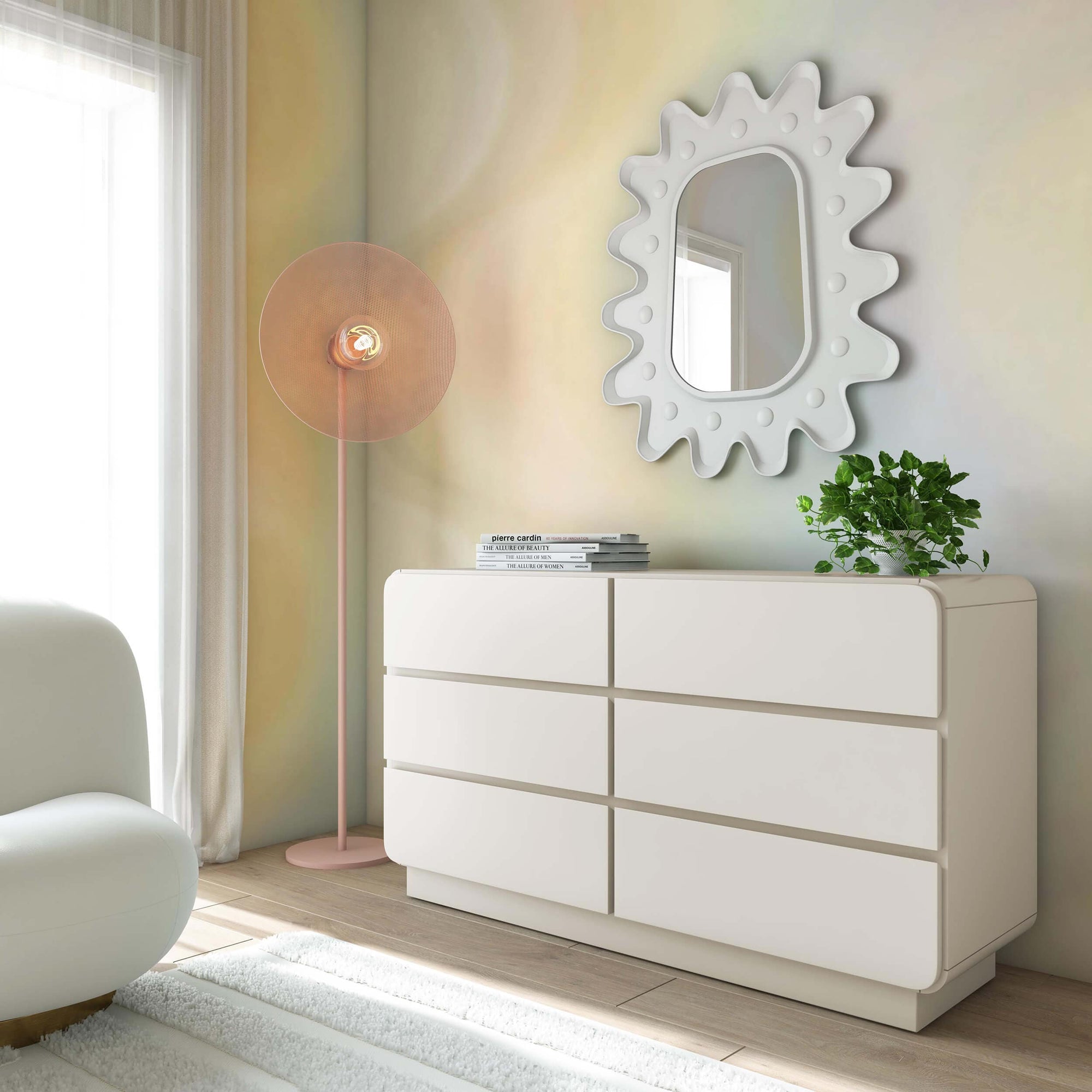 Sagura Dresser, Cream – High Fashion Home Sagura Dresser, Cream – High Fashion Home