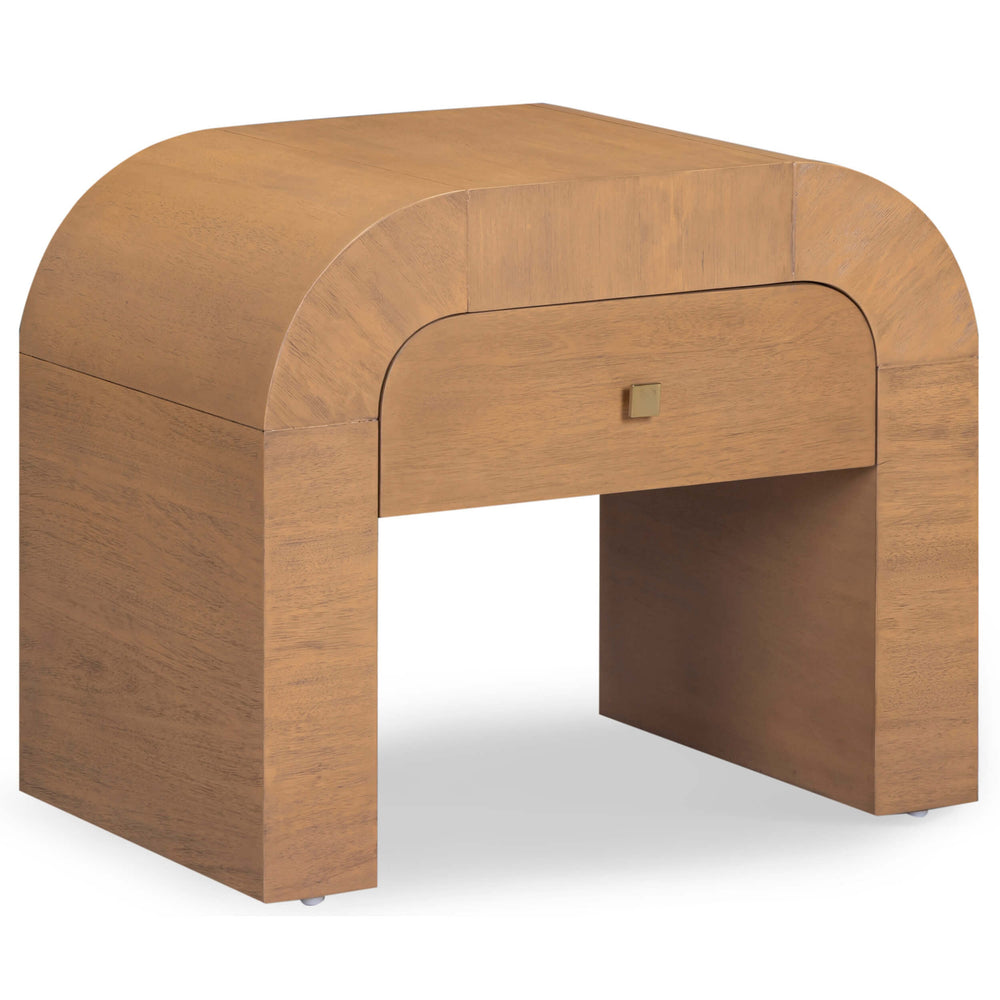 Hump Nightstand, Natural