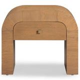 Hump Nightstand, Natural