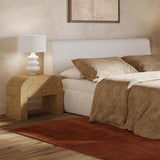 Hump Nightstand, Natural
