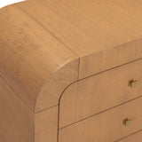 Hump 6 Drawer Dresser, Natural