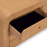 Hump 6 Drawer Dresser, Natural