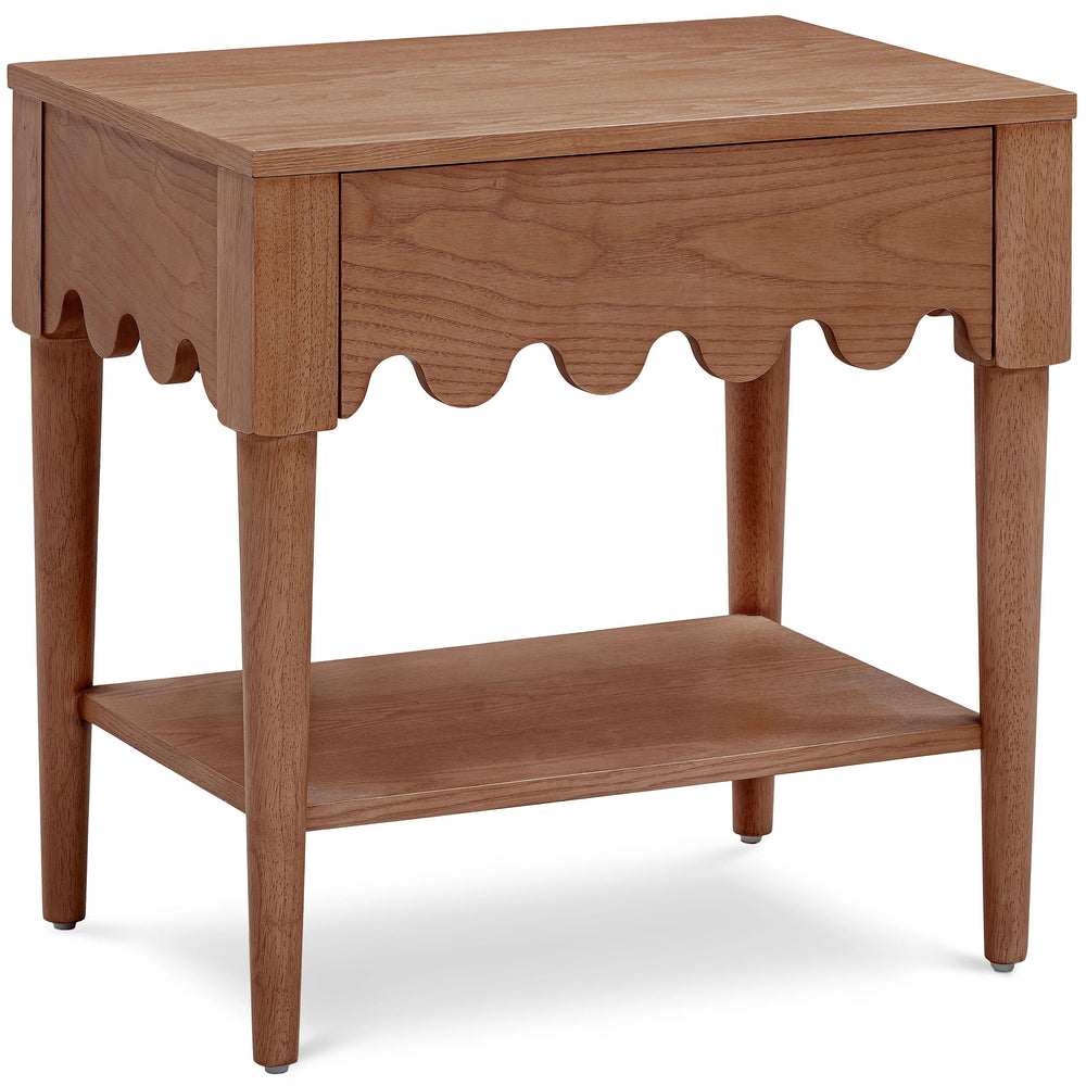 Oodle 1 Drawer Nightstand, Walnut