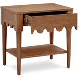 Oodle 1 Drawer Nightstand, Walnut