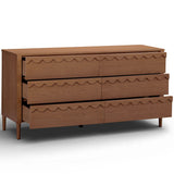 Oodle 6 Drawer Dresser, Walnut