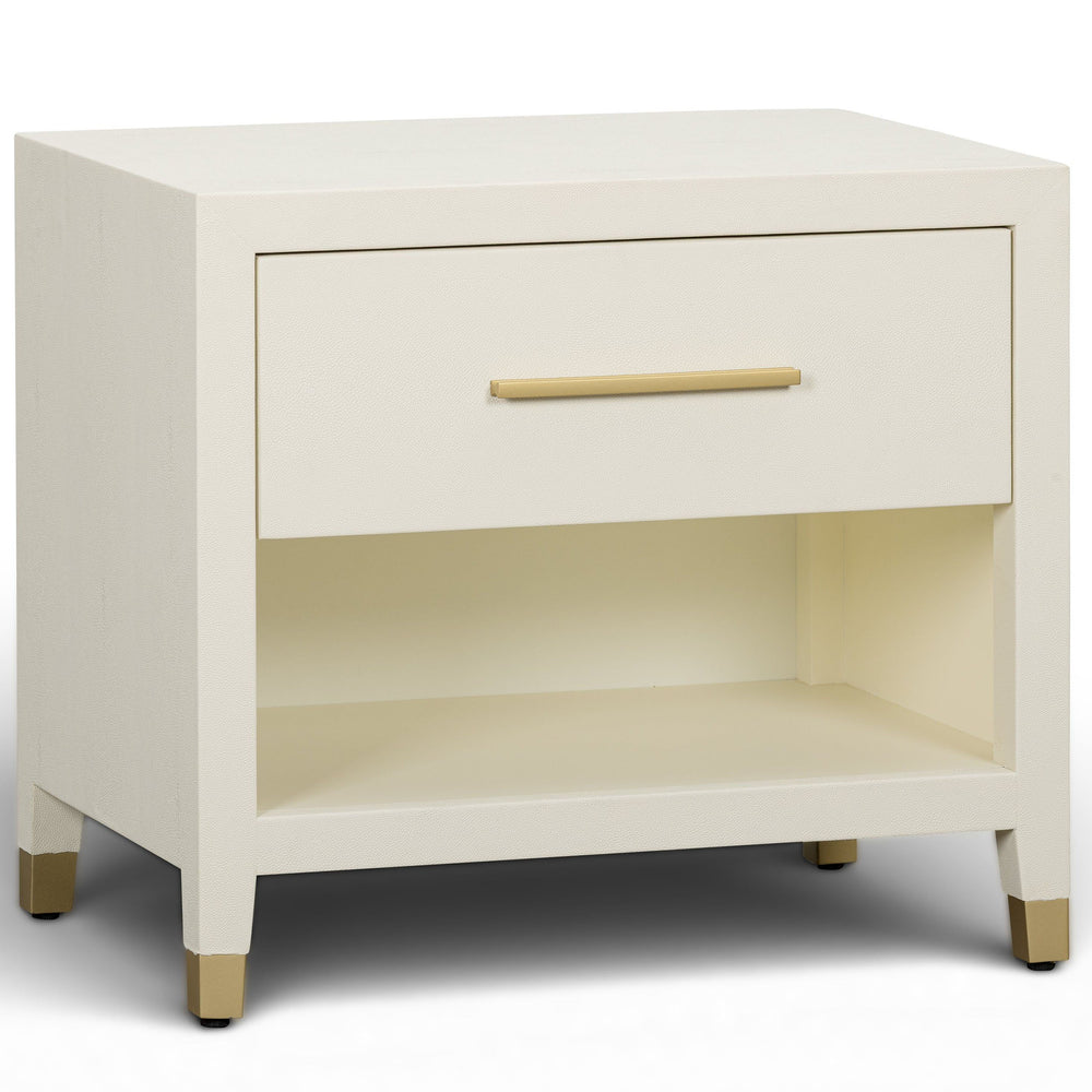 Dani 1 Drawer Nightstand, Cream