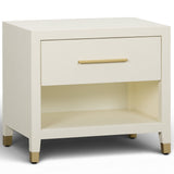 Dani 1 Drawer Nightstand, Cream