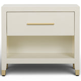 Dani 1 Drawer Nightstand, Cream