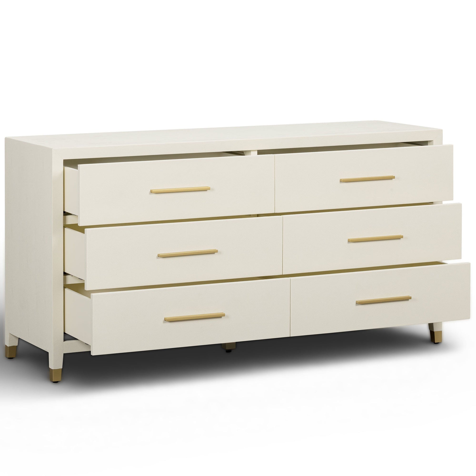 Dani 6 Drawer Dresser, Cream – High Fashion Home