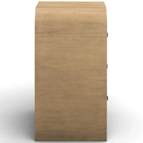 Hump 3 Drawer Bedside Chest, Natural