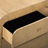 Hump 3 Drawer Bedside Chest, Natural