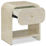 Borno Mother of Pearl Nightstand, Natural