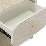 Borno Mother of Pearl Nightstand, Natural