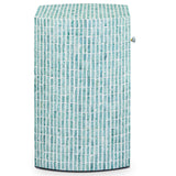 Prim Capiz Shell Nightstand, Blue