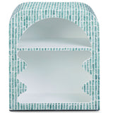 Jess Capiz Shell Nightstand, Blue