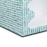 Jess Capiz Shell Nightstand, Blue