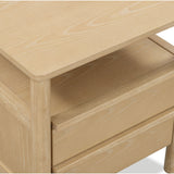 Tyra 2-Drawer Nightstand, Natural