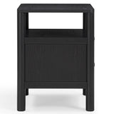 Tyra 2-Drawer Nightstand, Black