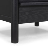 Tyra 2-Drawer Nightstand, Black