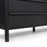 Tyra 6-Drawer Dresser, Black