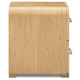 Marissa 2 Drawer Nightstand, Natural Ash