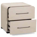 Marissa 2 Drawer Nightstand, Washed Ash
