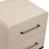 Marissa 2 Drawer Nightstand, Washed Ash