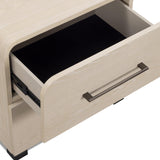 Marissa 2 Drawer Nightstand, Washed Ash