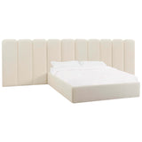 Palani Boucle Bed w/ Wings, Cream