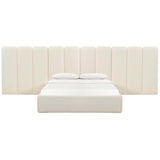 Palani Boucle Bed w/ Wings, Cream