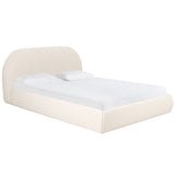 Bara Velvet Bed, Cream
