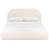 Bara Velvet Bed, Cream