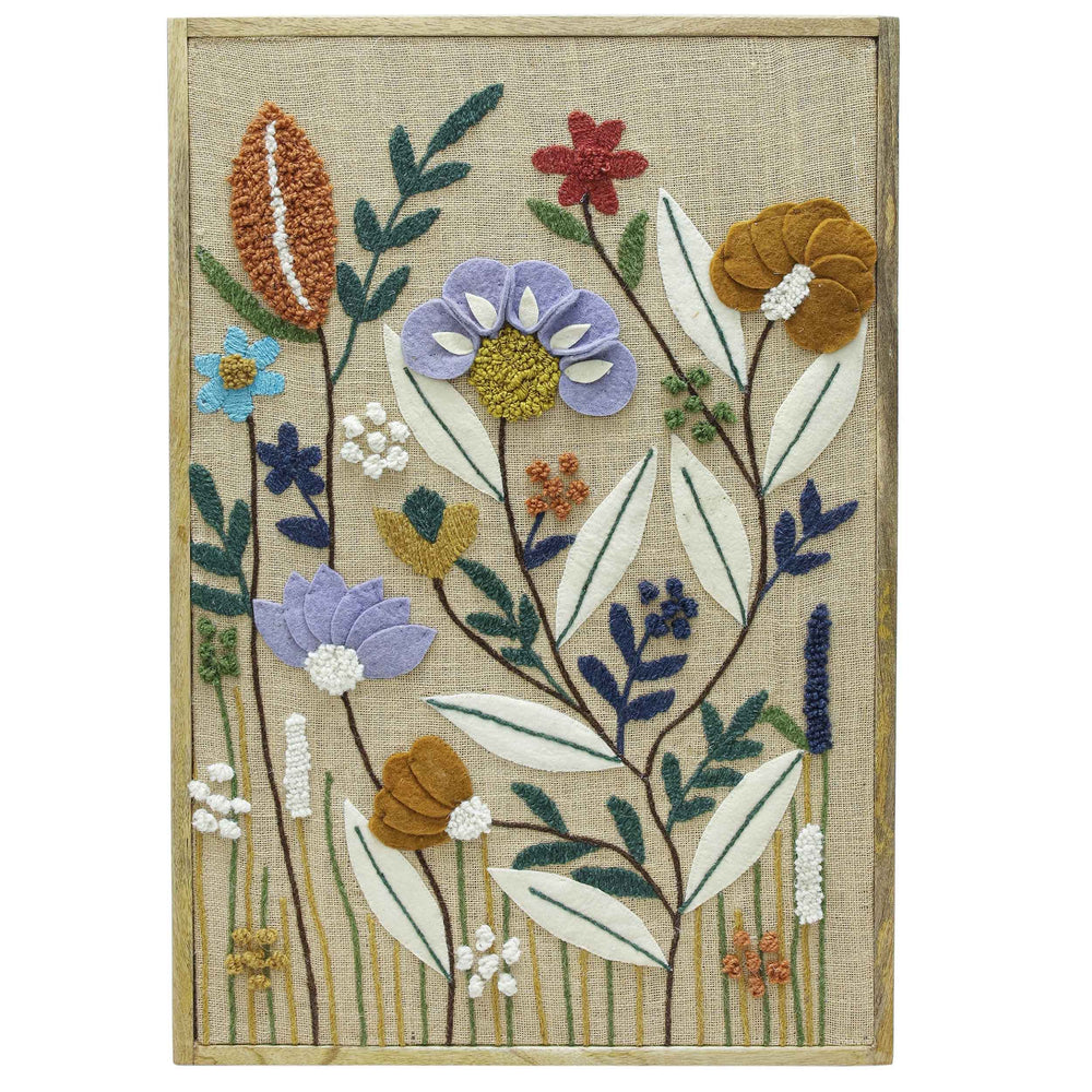 Muro Sprout Embroidered Wall Art