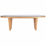 Caren Oval Dining Table, Natural-Furniture - Dining-High Fashion Home