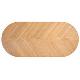 Caren Oval Dining Table, Natural-Furniture - Dining-High Fashion Home