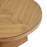 Caren Oval Dining Table, Natural