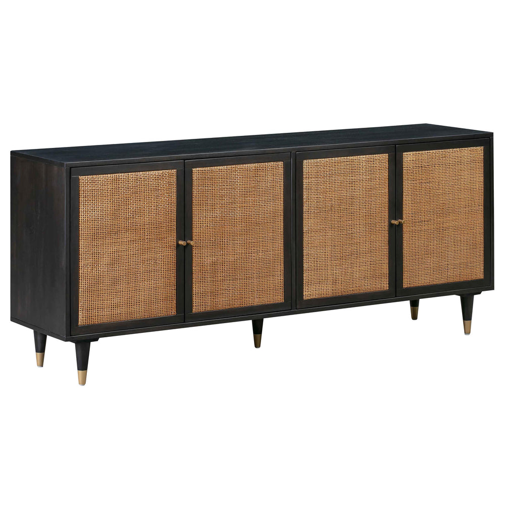 Sierra Sideboard, Black-Furniture - Storage-High Fashion Home
