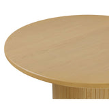 Chelsea Round Dining Table, Natural-Furniture - Dining-High Fashion Home