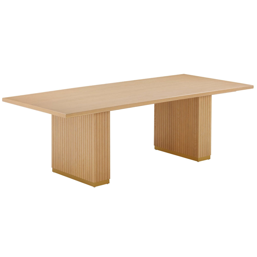 Chelsea Rectangular Dining Table, Natural-Furniture - Dining-High Fashion Home